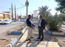 مهندس علی طرفی شهرداربستان ازنوسازی سنگ‌فرش میدان بازارخبرداد
