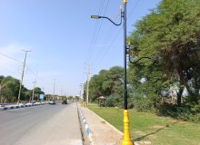 مهندس علی طرفی شهرداربستان ازآغاز عملیات نصب پایه چراغی شش‌متری در بلوار شهید باکری خبردادند