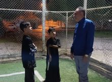 بازدید مهندس علی طرفی شهردار بستان از چمن مصنوعی پارک شهید علی هاشمی (مرکزی)