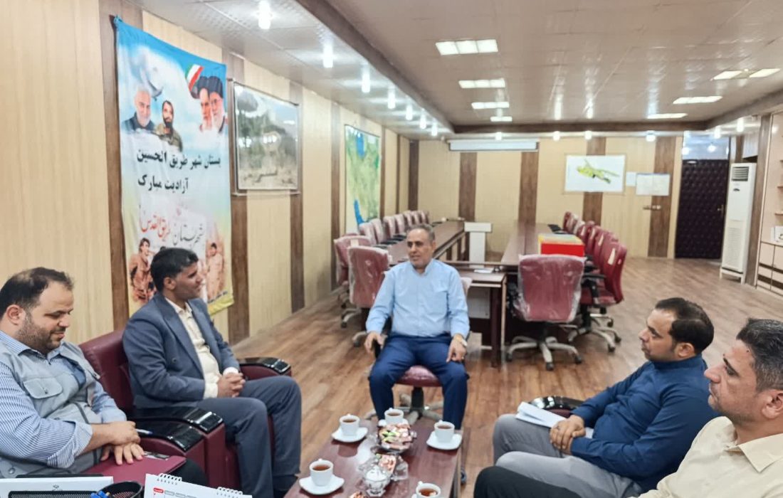 دیدار شهردار بستان با رئیس اداره تعاون کار و رفاه اجتماعی دشت آزادگان
