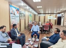 دیدار شهردار بستان با رئیس اداره تعاون کار و رفاه اجتماعی دشت آزادگان