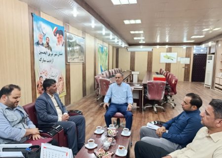 دیدار شهردار بستان با رئیس اداره تعاون کار و رفاه اجتماعی دشت آزادگان