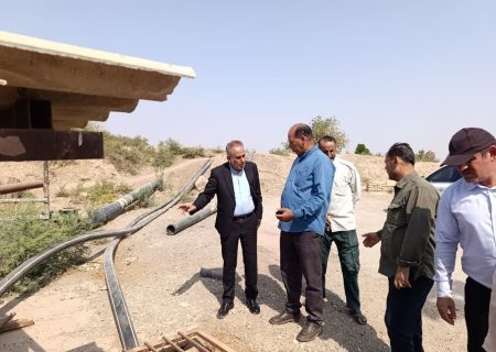 بازدید میدانی از موتور پمپ دفع آب های سطحی