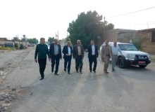 بازدید فرماندار دشت‌آزادگان از تجهیزات دفع آب‌های سطحی و دستور فوری برای رسیدگی به مشکلات فاضلاب شهر بستان