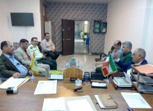 دیدار شهردار و اعضای شورای اسلامی شهر بستان با فرمانده انتظامی بخش بستان